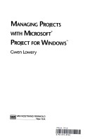 Book cover for Managing Projects with Microsoft Project