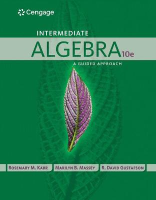 Book cover for Student Solutions Manual for Karr/Massey/Gustafson's Intermediate  Algebra, 10th
