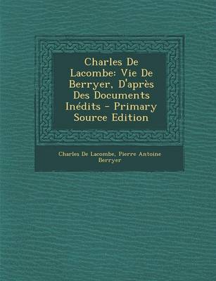 Book cover for Charles de Lacombe