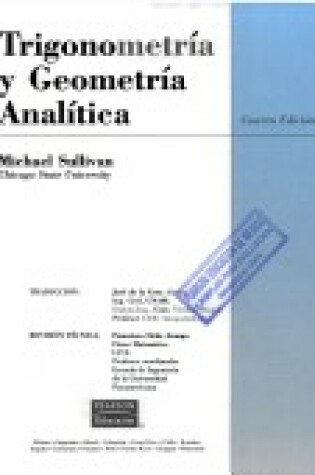 Cover of Trigonometria Y Geometria Anal