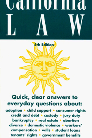 Cover of Nolo's Pocket Guide to California Law