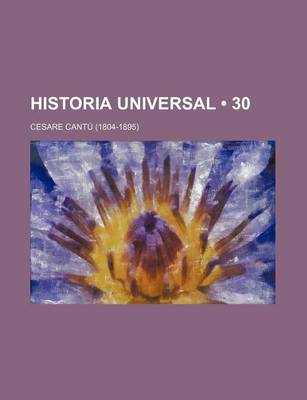 Book cover for Historia Universal (30)