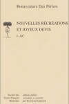 Book cover for Nouvelles Recreations Et Joyeux Devis