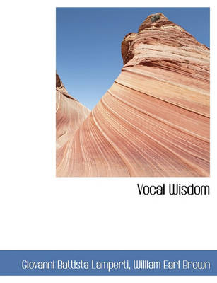 Book cover for Vocal Wisdom