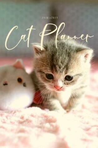 Cover of 2020 2021 15 Months Kitten Cat Daily Planner