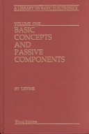 Cover of Basic Concepts and Passive Components