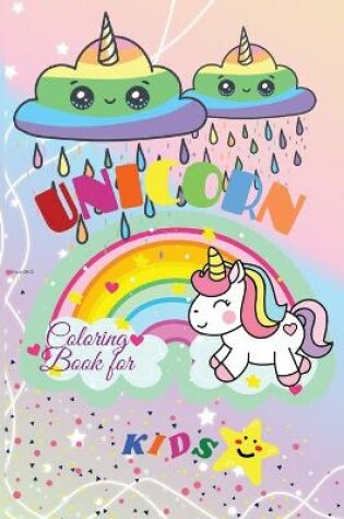 Cover of Unicorn Coloring Book for Kids