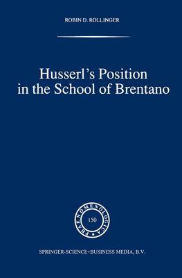 Cover of Husserl's Position in the School of Brentano