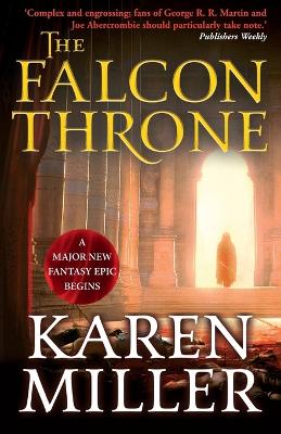 Book cover for The Falcon Throne