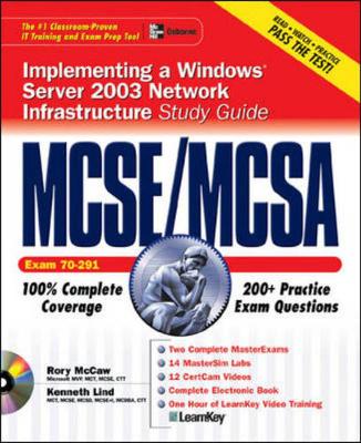 Book cover for MCSE/MCSA Implementing a Windows Server 2003 Network Infrastructure Study Guide (Exam 70-291)