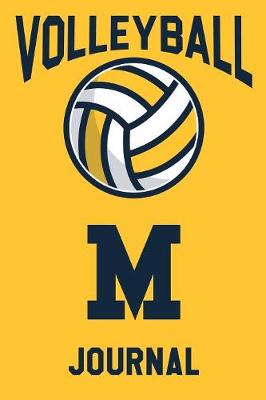 Book cover for Volleyball Journal M