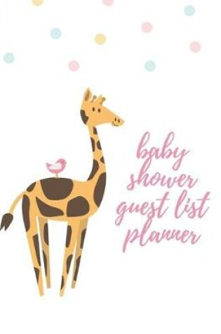 Cover of Baby Shower Guest List Planner
