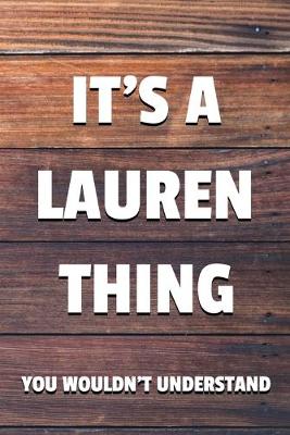 Cover of It's a Lauren Thing You Wouldn't Understand