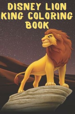 Cover of disney lion king coloring book