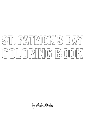 Book cover for St. Patrick's Day Coloring Book for Children - Create Your Own Doodle Cover (8x10 Hardcover Personalized Coloring Book / Activity Book)