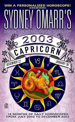 Book cover for Sydney Omarr's Capricorn 2003