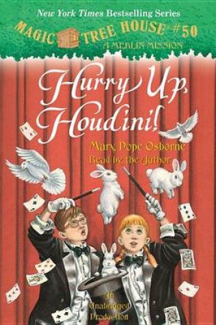 Cover of CD: Magic Tree House #50: Hurry Up, Houdin!