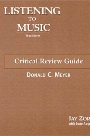 Cover of Critical Review Guide