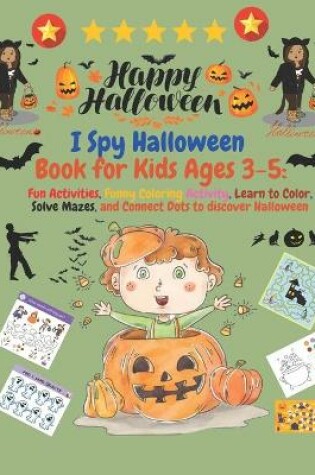 Cover of I Spy Halloween Book for Kids Ages 3-5