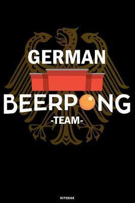 Book cover for German Beerpong Team Notebook