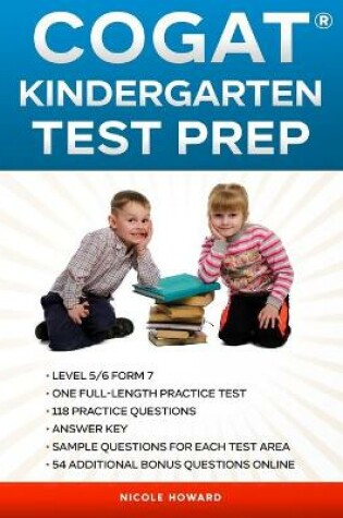 Cover of Cogat(r) Kindergarten Test Prep