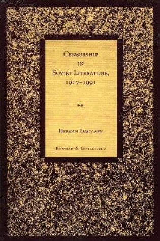 Cover of Censorship in Soviet Literature, 1917-1991