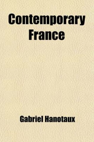 Cover of Contemporary France (Volume 1)