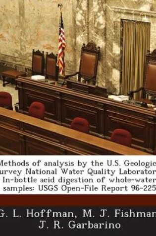 Cover of Methods of Analysis by the U.S. Geological Survey National Water Quality Laboratory