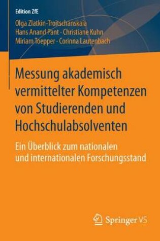 Cover of Messung akademisch vermittelter Kompetenzen von Studierenden und Hochschulabsolventen