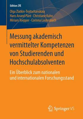 Cover of Messung akademisch vermittelter Kompetenzen von Studierenden und Hochschulabsolventen