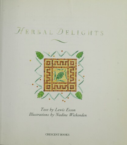 Book cover for Scented Souvenirs - Herbal Delight