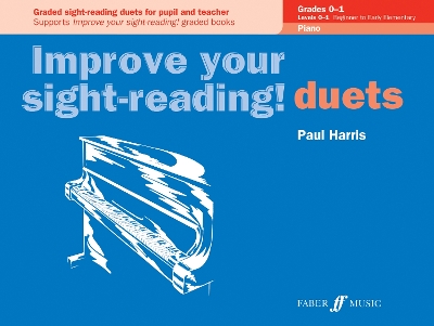 Book cover for Improve your sight-reading! Piano Duets Grades 0-1