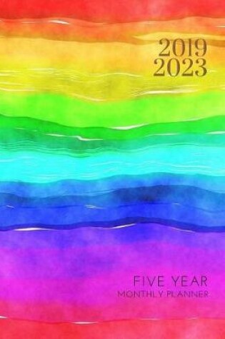 Cover of 2019-2023 Five Year Planner Classic Color Goals Monthly Schedule Organizer