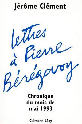 Book cover for Lettres a Pierre Beregovoy