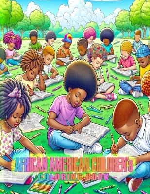 Book cover for African American Children's Coloring Book