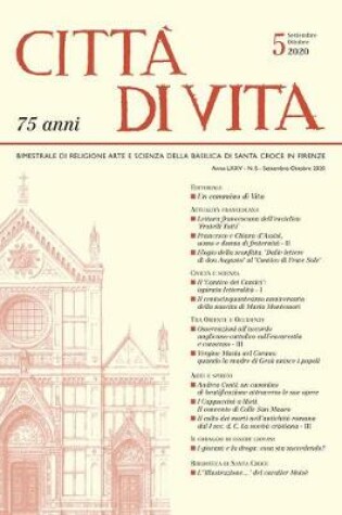 Cover of Citta Di Vita - A. LXXV, N. 5, Settembre-Ottobre 2020