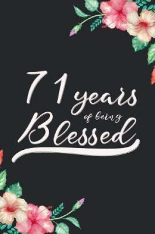 Cover of Blessed 71st Birthday Journal