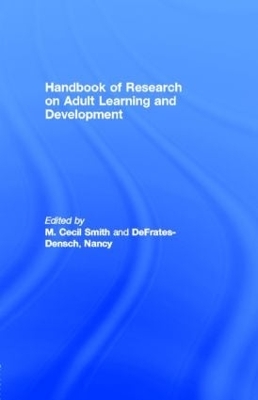 Book cover for Handbook of Research on Adult Learning and Development