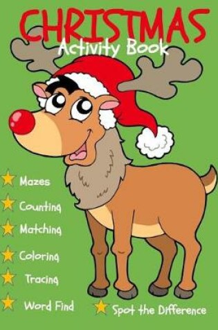 Cover of Christmas Activity Book for Kids (Christmas Coloring Book with Activities)