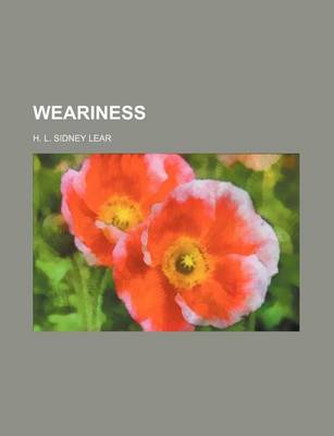 Book cover for Weariness