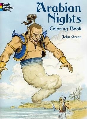 Cover of Arabian Nights Colouring Book