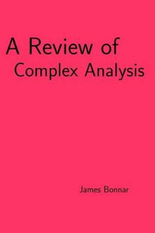 Cover of A Review of Complex Analysis