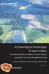 Book cover for Archaeological landscapes of east London