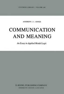 Book cover for Communication and Meaning