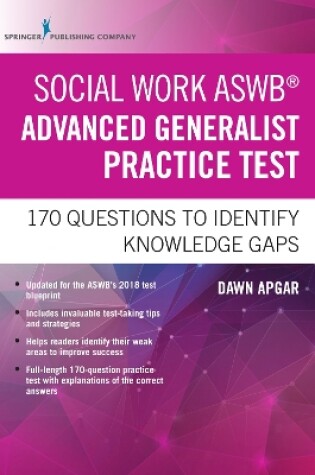 Cover of Social Work ASWB Advanced Generalist Practice Test