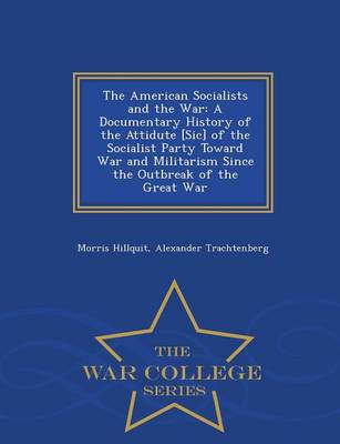 Book cover for The American Socialists and the War