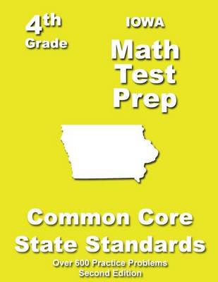 Book cover for Iowa 4th Grade Math Test Prep