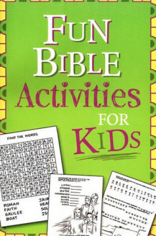 Cover of Fun Bible Activities for Kids
