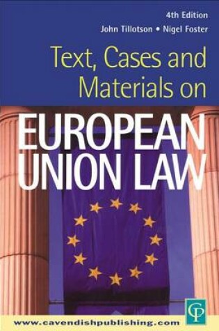 Cover of Text, Cases and Materials on European Union Law
