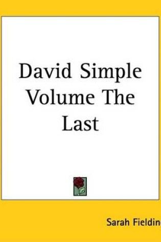 Cover of David Simple Volume the Last